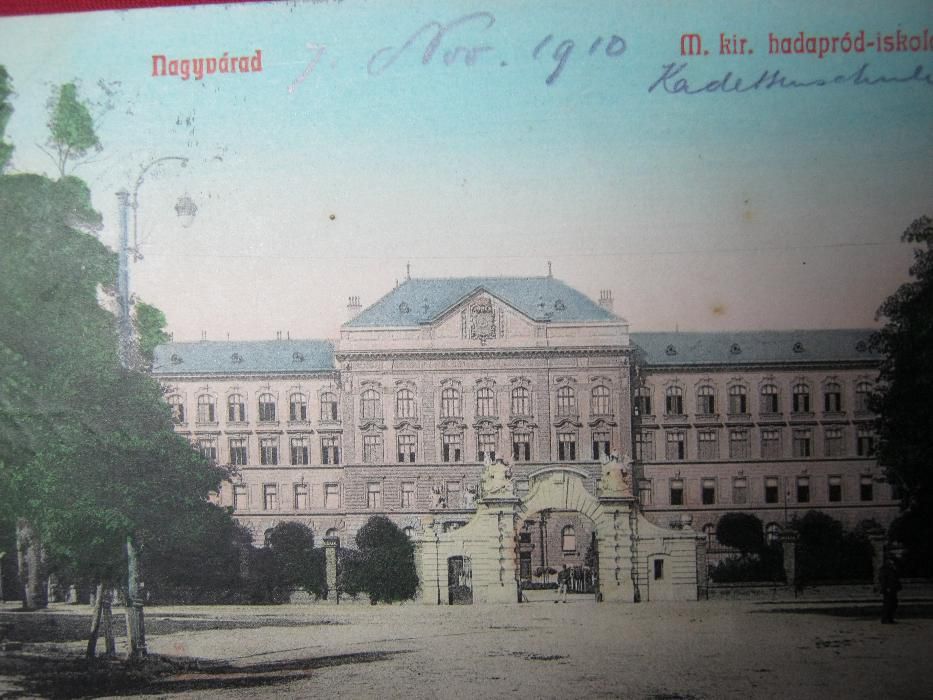 Ilustrata veche/Carte Postala/ORADEA/Scoala de subofiteri.1910.