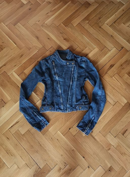 Дамско дънково яке размер XS