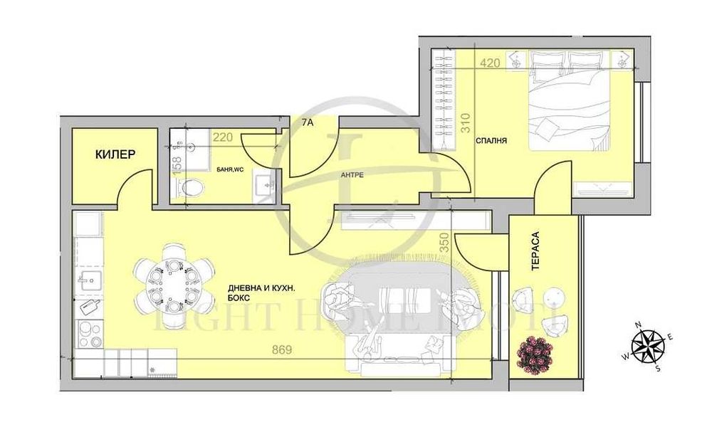Продава се Двустаен апартамент в Пловдив, Христо Смирненски - 82 кв.м за 1391 €/кв.м - Снимка #11