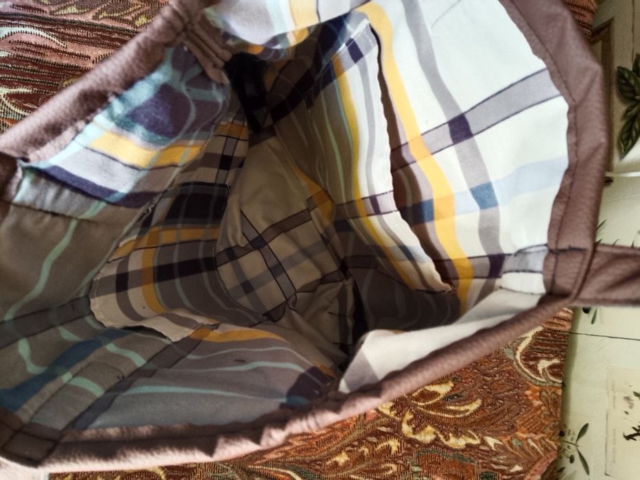 Сумка шопер из кожзама