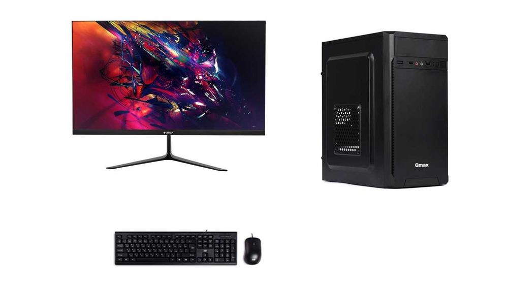 Компьютер в сборе для офиса и учебы