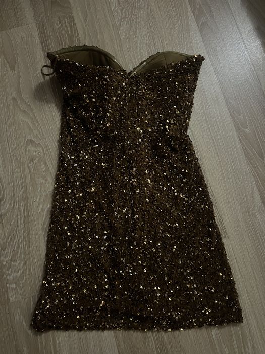 Бутикова Официална рокля с пайети Retrofete