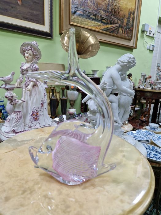 Превъзходна антикварна колекционерска риба Murano