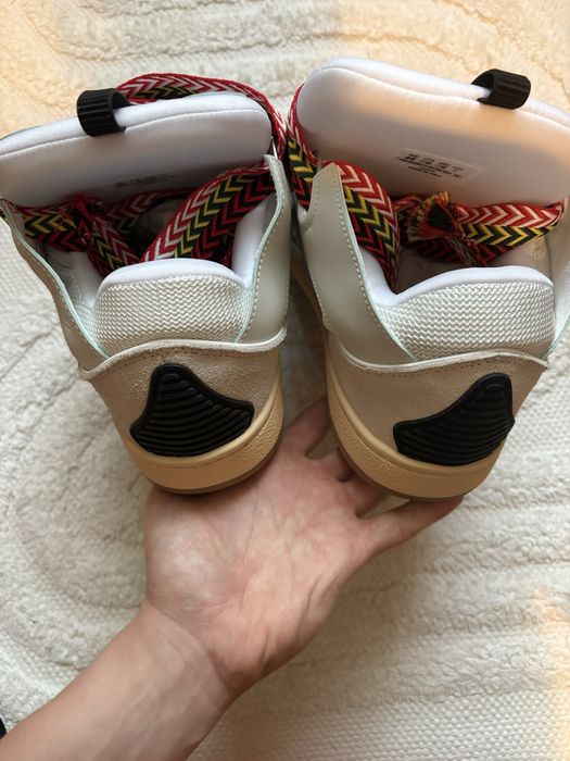 Lanvin Curb White Sneakers