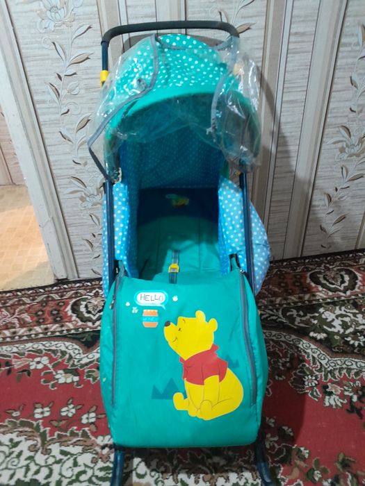 Санки коляска в нормальном состояние