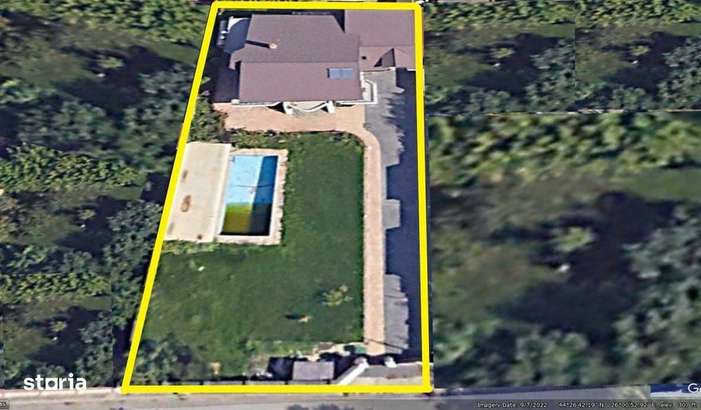 Casă P+1+M+ Teren 1000 mp + piscină - Chiajna