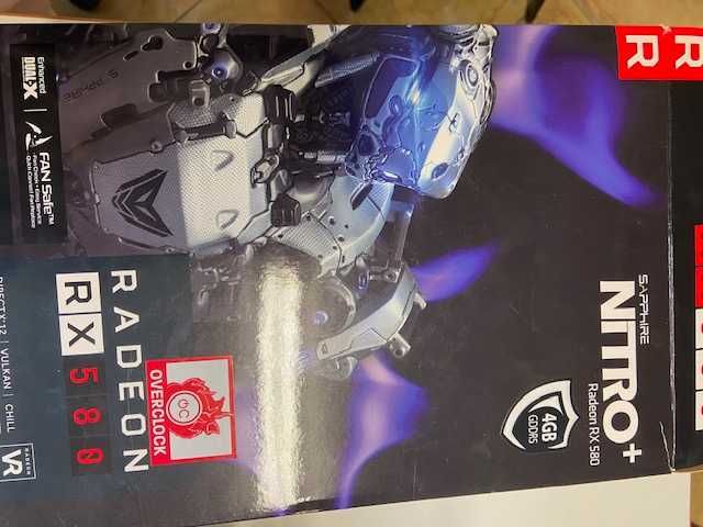 Видео карта Nitro+ Radeon RX 580 4GB DDR5