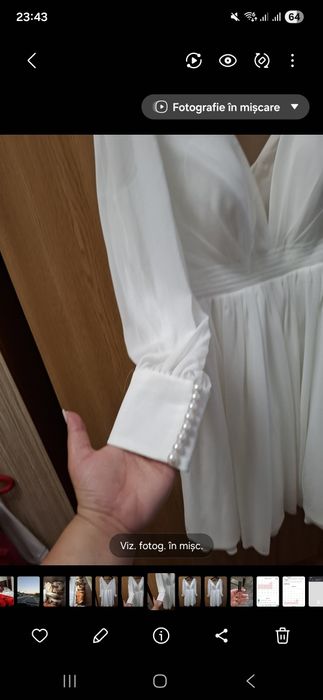 Vand rochie de cununie civila , rochie de cununie religioasa si costum