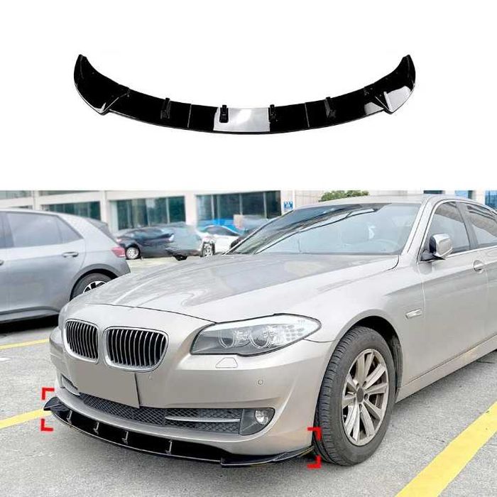 Prelungire Lip Bara Fata Normala BMW Seria 5 F10 F11 2010-2013, Lucios