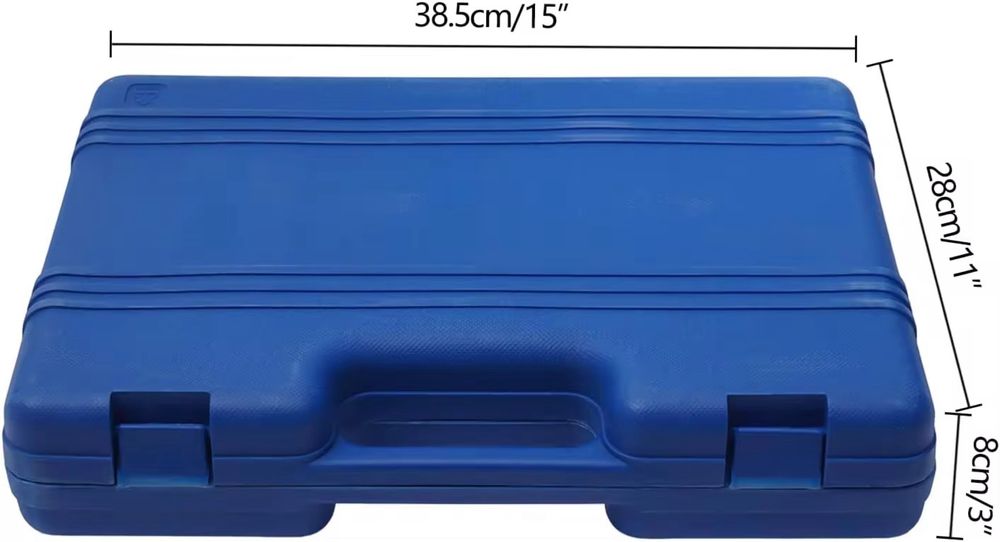 Trusa tubulare si biti 108 piese 1/4” + 1/2”, chei clichet, valiza profesionala