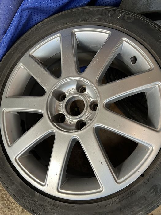 Джанти Ауди 17 5x112 7,5J ET43 с гуми 225 45 17