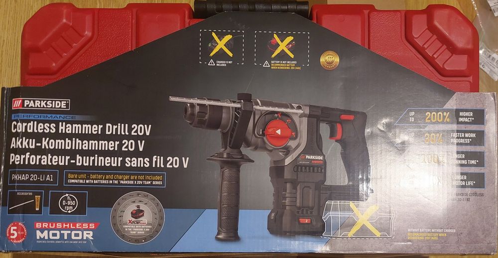 Scule Parkside performance la acumulatori.