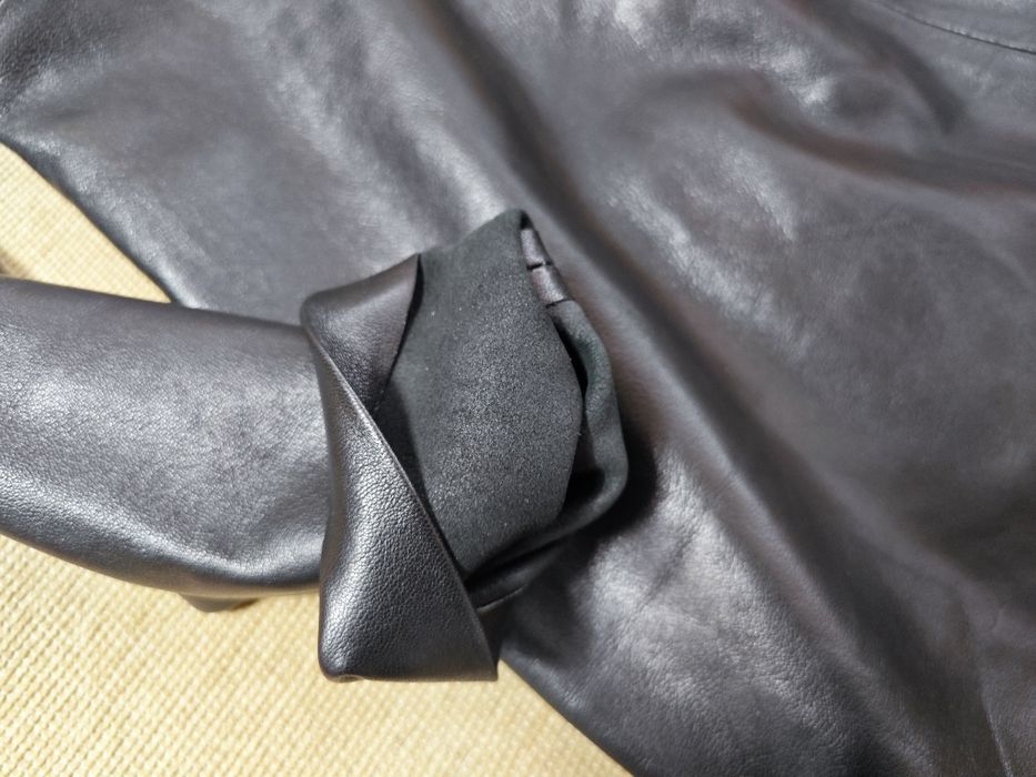 Страхотна рокля от естествена кожа ZARA, размер XL