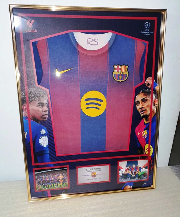 Новый дизайн формы Барселона в рамке 2025/26 (Barcelona KIT in frame)