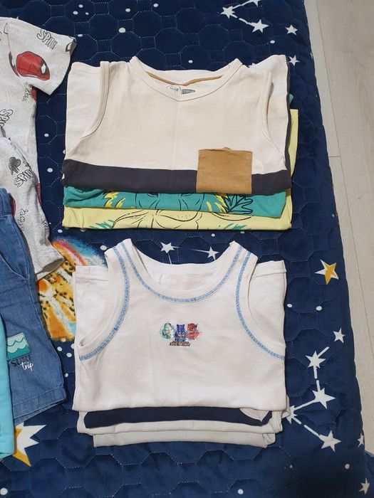 Tricouri , maieuri, pantaloni scurti pt baieti 5-6 ani