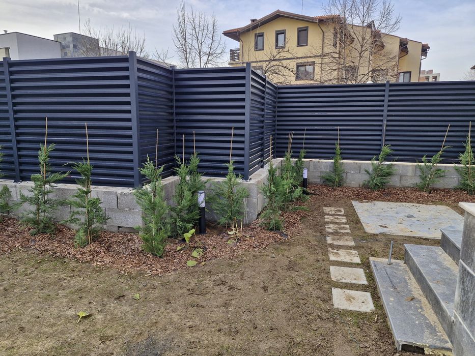 Ламелна метална ограда