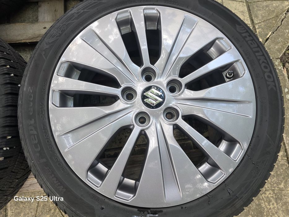 Лети джанти 17ки 5х114.3 Suzuki + зимни гуми 205/50/17 Hankook