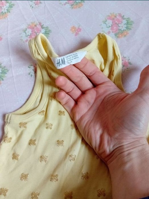 set lot 2 rochite 110 116 4 5 6 ani rochie fetita fata vara h&m