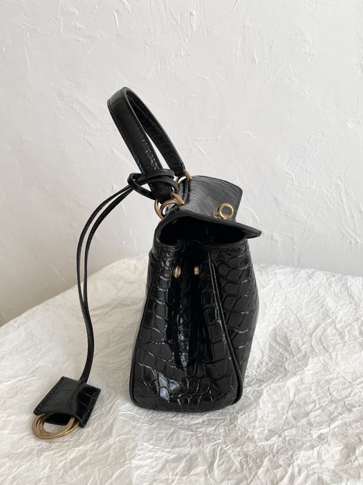 Geanta Balenciaga Rodeo 23cm croco, Premium