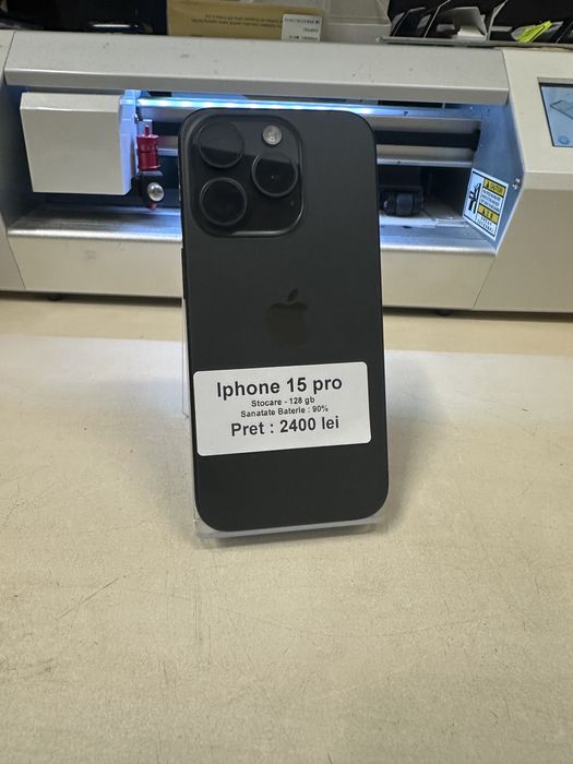 Iphone 15 pro / 128 gb / 90% baterie / garantie