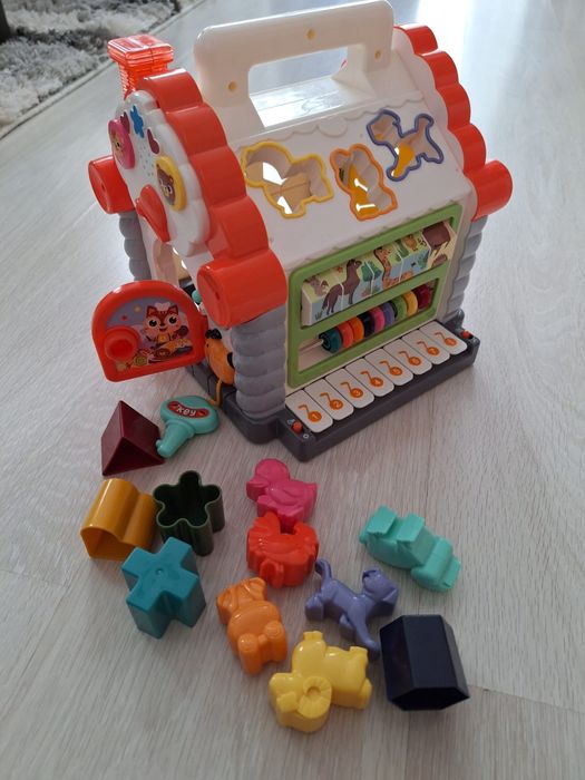 Jucarie interactiva Mappy - Casuta cu forme, lumini si sunete