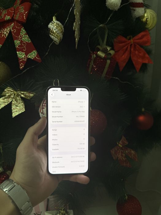 IPhone 13 Pro Max 93% bat  128GB impecabil Alb, neverlocked