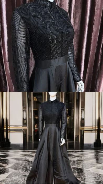 Rochie lungă cu trenă