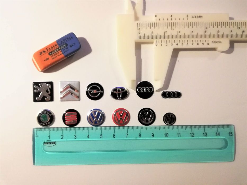Лого Емблема Стикер за ключ Шкода Опел Ауди Сеат Фолксваген Пежо Ситро