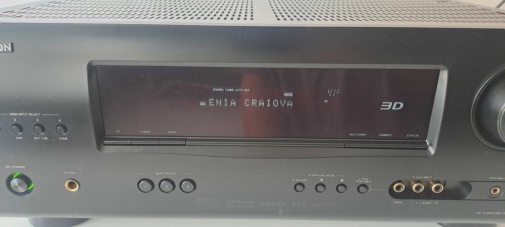 Receiver Denon AVR-1311 HDMI 3D DTS-HD Dolby TrueHD – RDS Amplificator