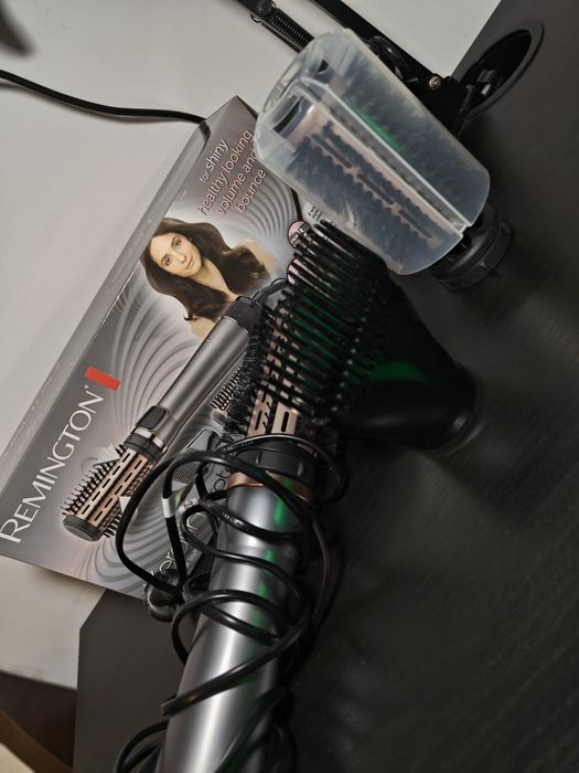 Perie de par electrica, Remington, 3 accesorii, 1000 W
