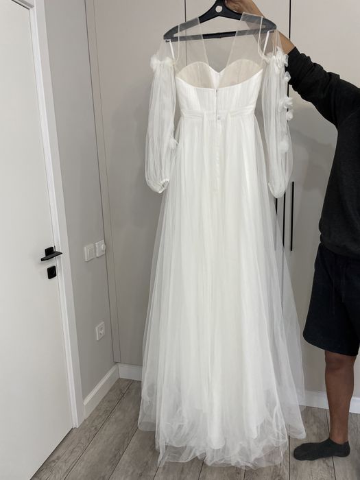 Очень нежное свадебное платье