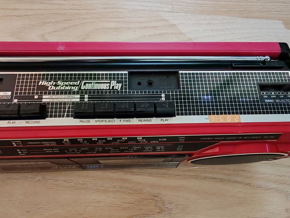 Касетофон SHARP  WQ -262H