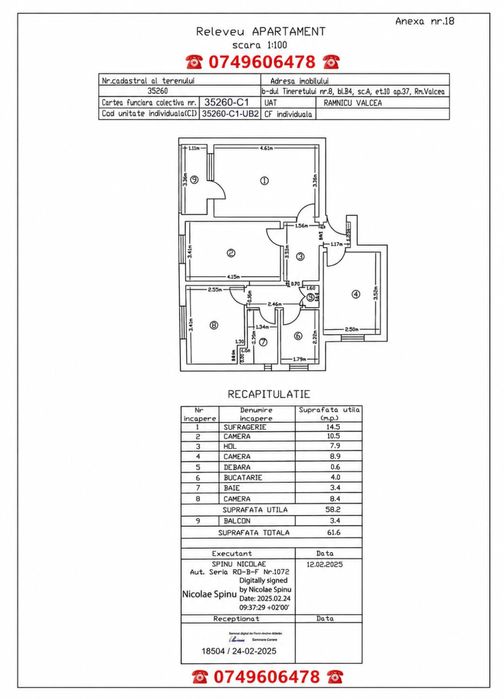 Apartament 4camere Hermes-Ostroveni