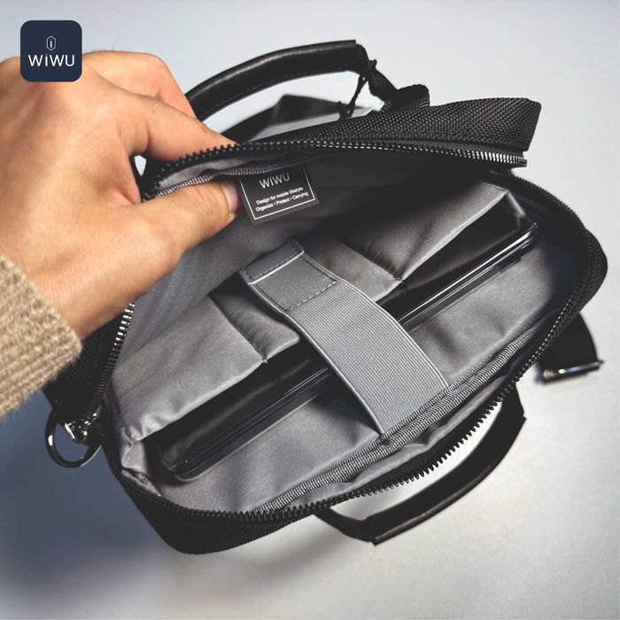 WIWU Vertical Bag — кожаная сумка для ноутбука / MacBook и iPad