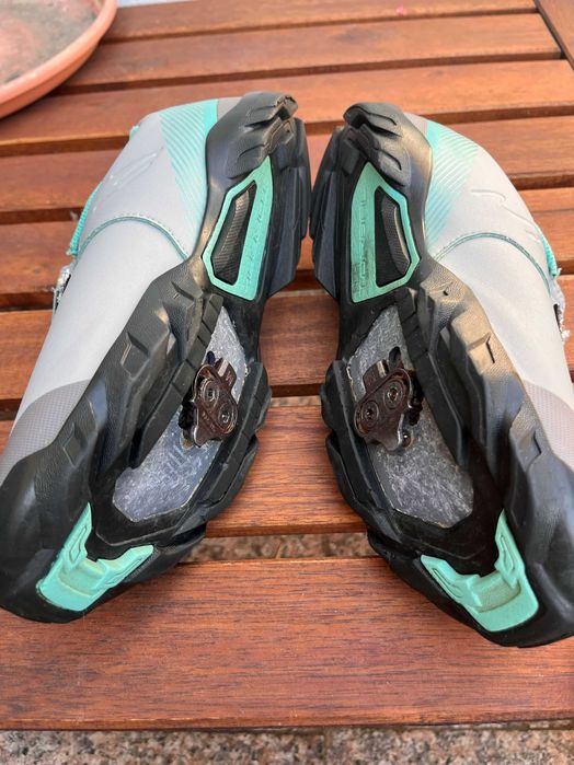 Incaltaminte ciclism MTB Shimano Women Grey/Mint - marimea 35
