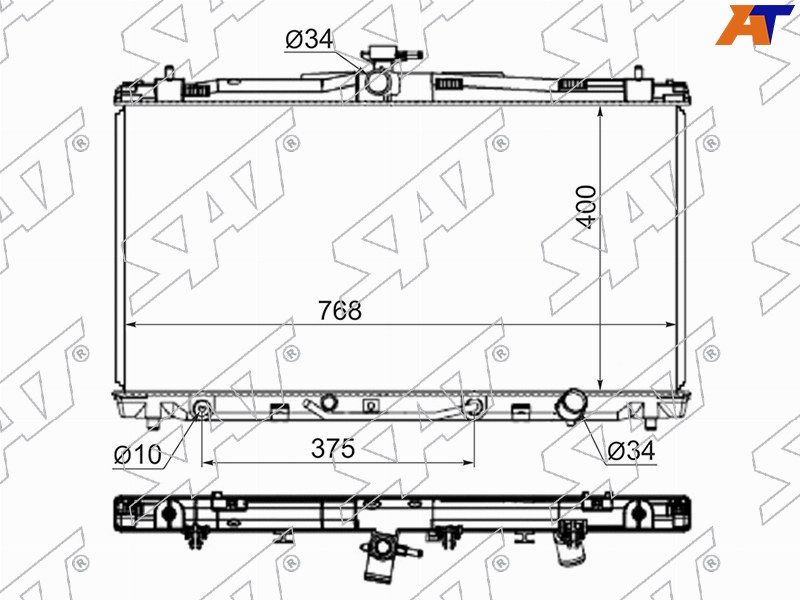 Радиатор Toyota Camry