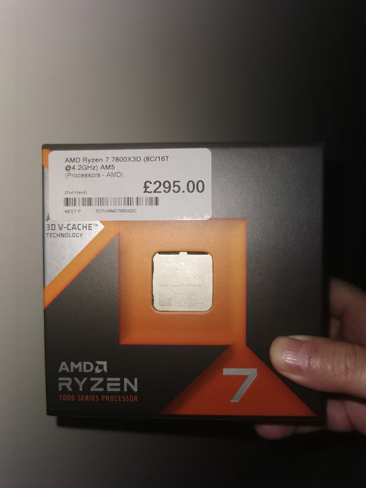 Procesor 7800x3d, detin cutia.