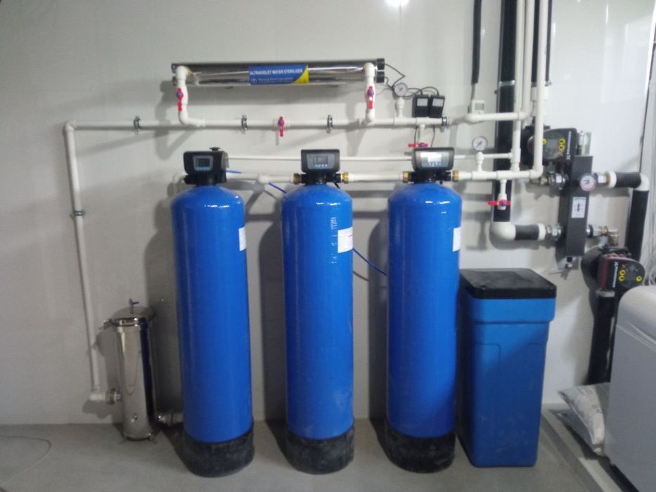 Установка промышленных и бытовых фильтров для воды