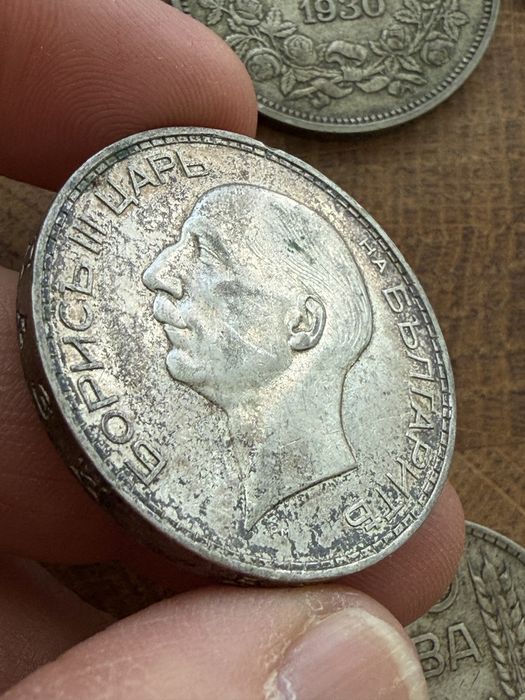 10 монети лот Борис 100 лева , неизчистени гланц