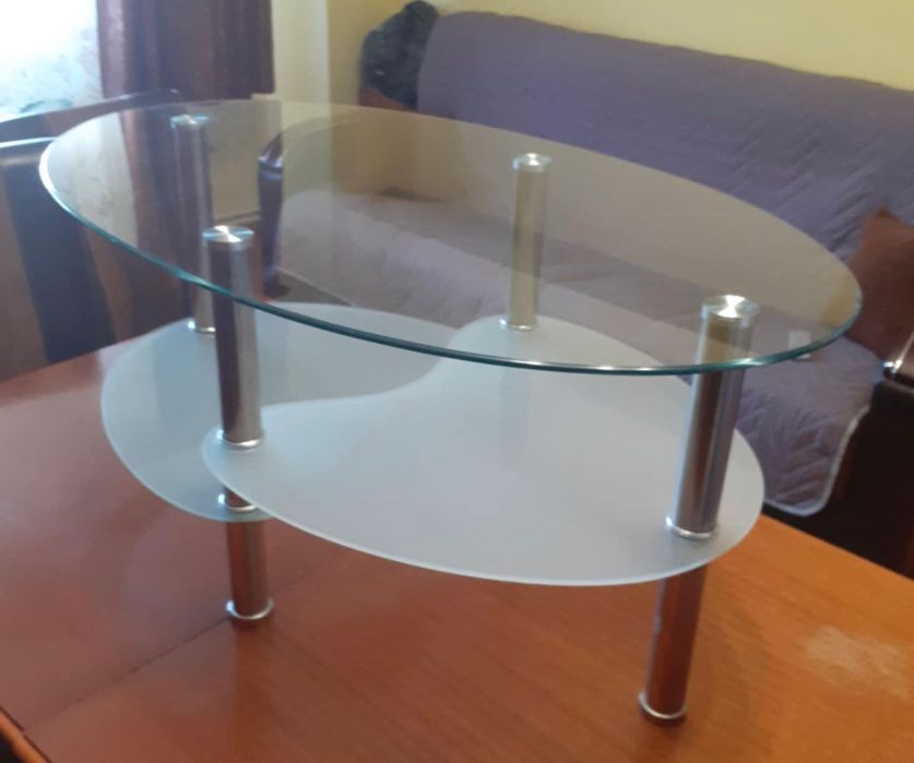 Masă pentru cafea din sticlă
