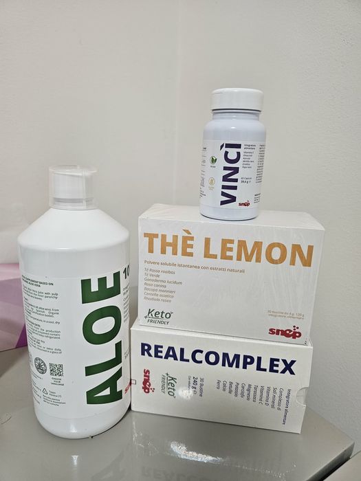 Kit de picioare Snep cu Aloe, ceai The Lemon, Vinci, Realcomplex