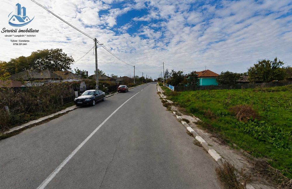 Teren intravilan 400 mp de vânzare (6.000 Euro) Loc. Sarinasuf - Com. Murighiol, Jud. Tulcea
