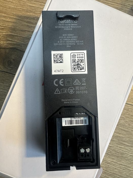 Смарт видео домофон  и звънец netatmo hd 1080p