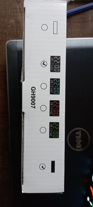 Ceas led. Ora, temperatura, data, alarma, umiditate. 16x10 cm. Nou!