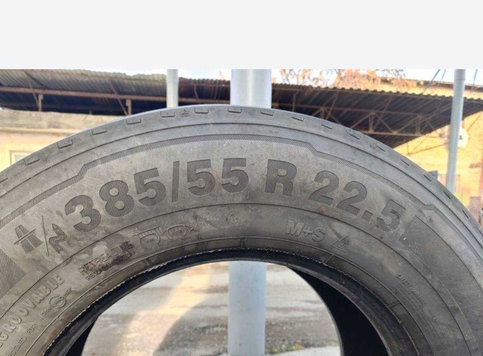 385 55 R22.5 continental и bridgestone