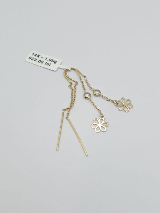 Bijuteria Royal cercei aur 14k 1.95 gr