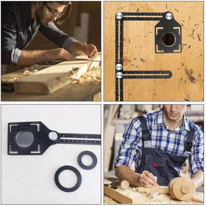 Регулируема линия с шаблон ъгломер