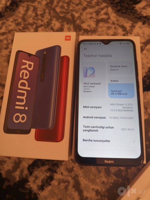 Redmi 8 64 xotira