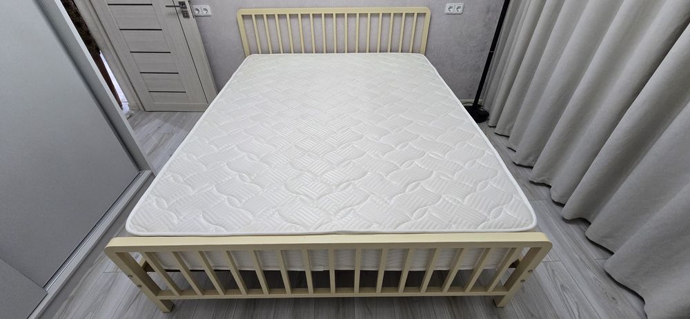 Металлическая двуспальная кровать. Темир Калават. Лофт  Стиль.  Loft