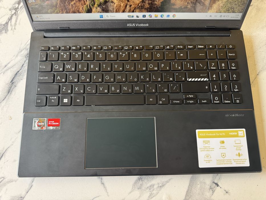 Notebook ASUS Vivobook 8/512GB AMD Ryzen 5 7520U